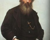 伊凡 尼古拉耶维奇 克拉姆斯柯依 : Portrait of Ivan I Shishkin